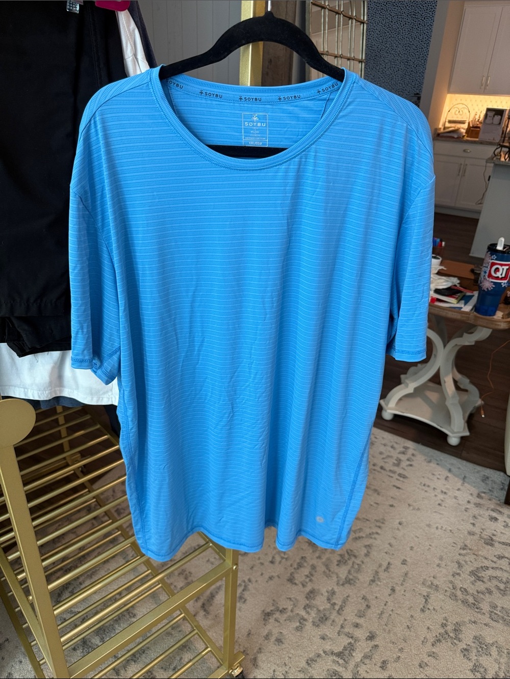 Soybu Men’s Short Sleeve Performance Tee - Bright Blue